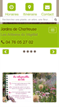 Mobile Screenshot of jardinsdechartreuse.fr