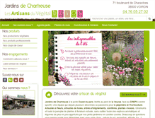 Tablet Screenshot of jardinsdechartreuse.fr
